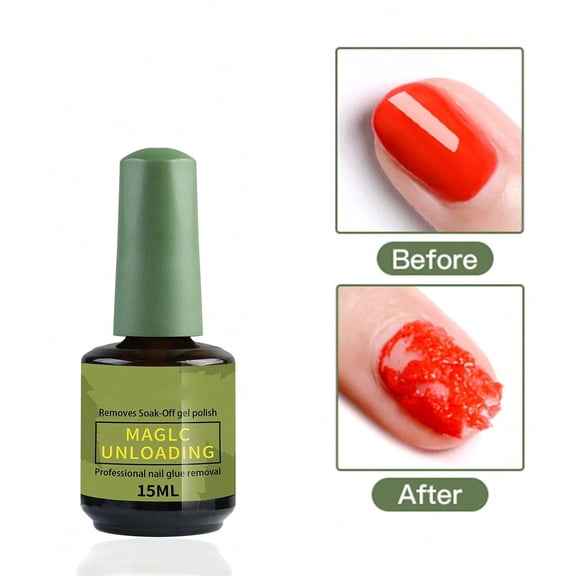 Nail Burst Gel Polish Remover 15Ml - Remover Gel Polish Upgrade Nail Remover Nail Gel Remover Fast Dipping Natural Nail Remover Gel Nail（15Ml), Nail Removal Supplies, Remover Makeup Organizers