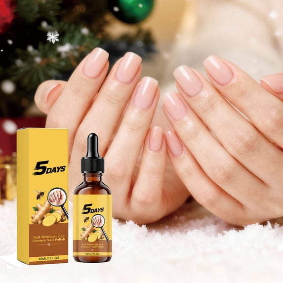 Nail Care Liquid for Damaged and Fragile Nail, Thickening Toughening Barb Nourishing Shining Oil 1 oz