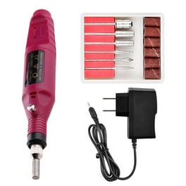 Nail File Drill Kit Electric Manicure Pedicure Acrylic Portable Salon Machine White Walmart