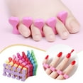 thumbnail image 1 of Nail Care Soft Sponge Toe Separators Set - 6 Pairs Finger Spreader Cushions for Manicure and Pedicure Ideal for Gel Polish Coating Painting, 1 of 6