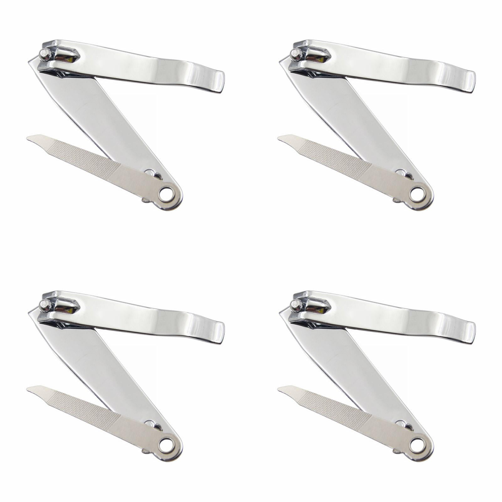 Nail Care Stainless Steel Toenail Clipper With Nail File Heavy Duty Nail File for Thick Nails
