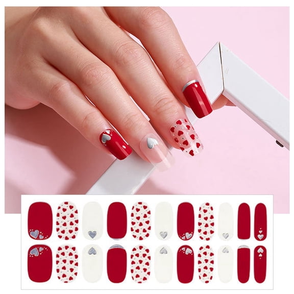 Color Street Nail Strips Fall Colors Nail Letters Nail Tape French Tip Nail Decals Star Stickers Large Nail Care Sticker Nail Polish Valentine's Day Nail Sticker