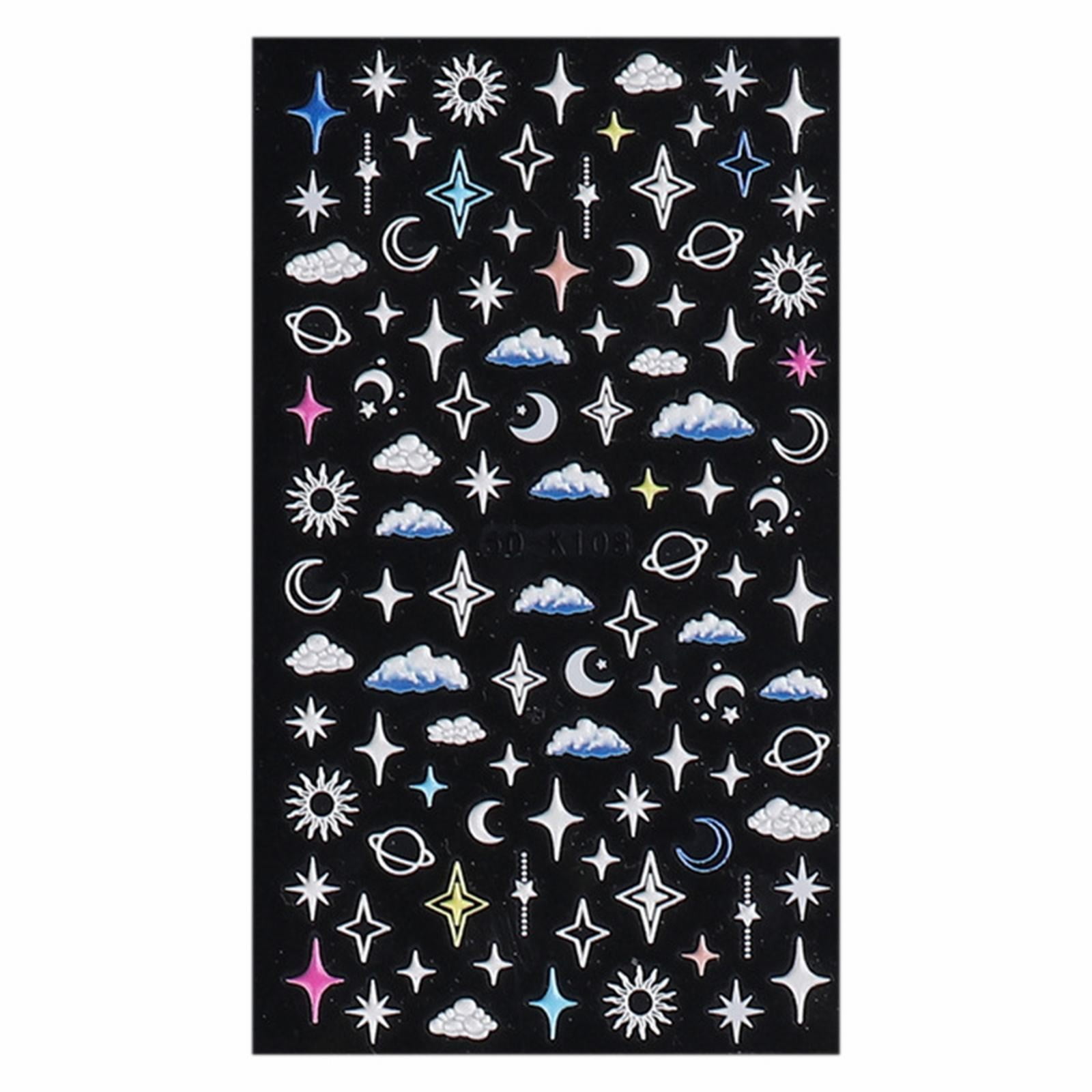 Nail Care Stickers 5D Three Designer Nail Stickers under 10 Large