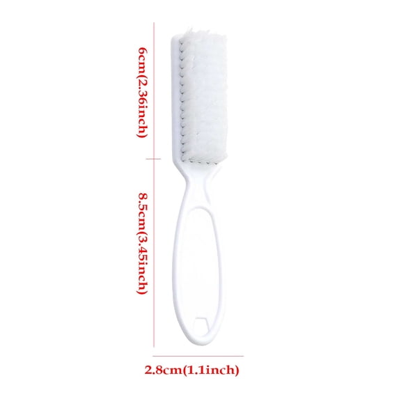 Nail Cleaning Brush, Dust Removal Brush, Companion for Nail Files, Clean Near Kitchen Sink, Hang to Dry Hygienic
