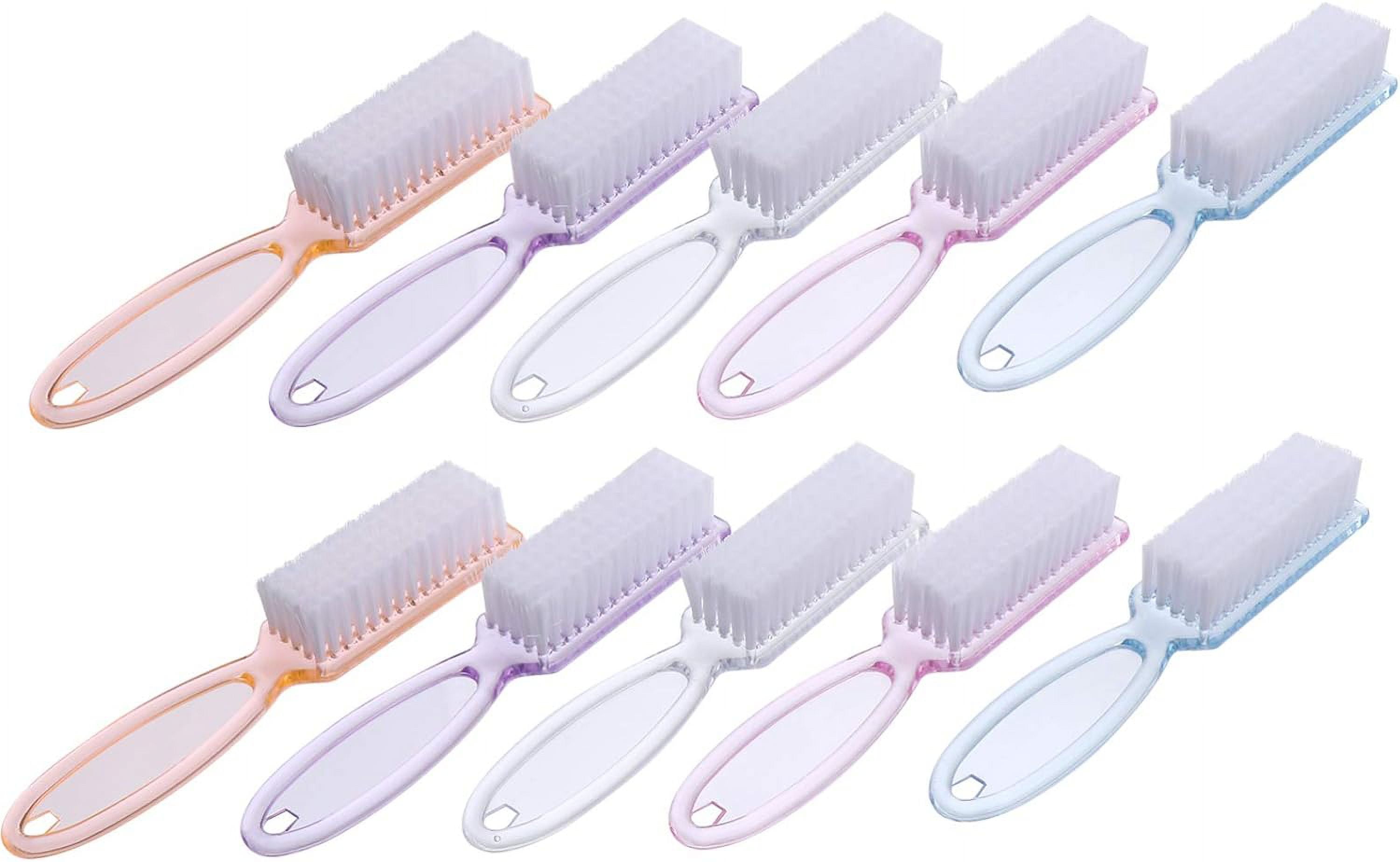 Nail Cleaning Brush Handle Grip Nail Brush Fingernail Scrub Brush Soft Stiff Bristles Hand