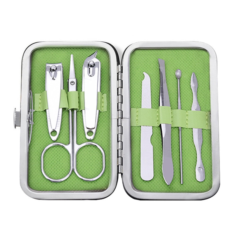 Nail Clipper Set 7Pcs Manicure Tool Carbon Steel Professional Pedicure