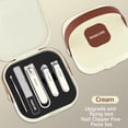 thumbnail image 1 of Nail Clipper Set, Manicure Tools, Portable Stainless Steel Nail Clippers with Scissors and Nail File, Compact Travel-Friendly Grooming Kit for Home and On-the-Go Use, 1 of 8