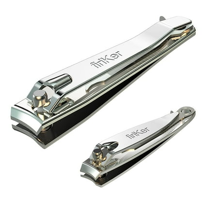 Nail Clipper Set,Premium Stainless Steel Fingernail and Toenail Clipper Cutters, Fingernail Clipper Cutters Sets with Nail File Sharp,Effortless Stainless Steel Nail Clippers for Men & Women