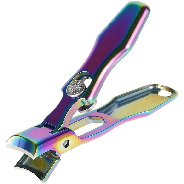 Large Splash-proof Stainless Steel Nail Clipper For Thick Nails