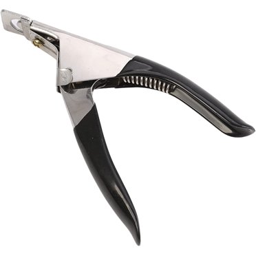 YNR Professional Acrylic Nail Tip Cutter – Red Steel Clipper For Gel & False Nails, Manual, Waterproof, UK Made