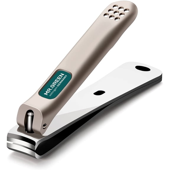 Nail Clippers Curved Blades Fingernail Cut Nippers Manicure Scissors Stainless Steel Pedicure Tools (Medium)