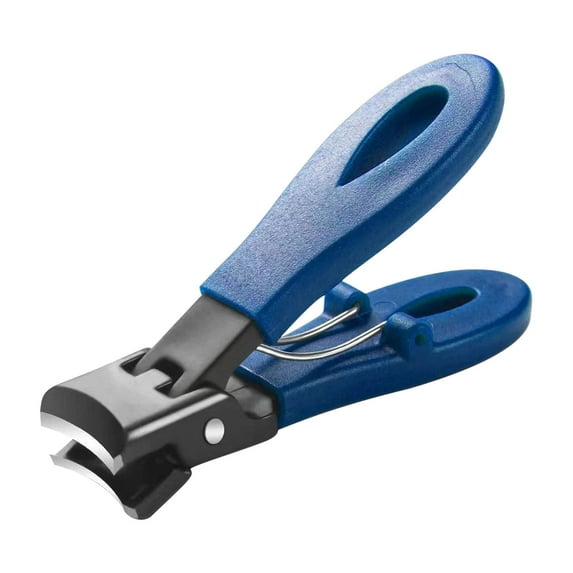 Nail Clippers Heavy Duty, Toenail Clippers Thick Nails, Large Opening 8mm Wide Blade Sharp Stainless Steel Manicure Tool, Effortless Cutting with Built-In Nail Catcher and Safety Lock