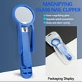 thumbnail image 1 of Nail Clippers With Magnifier Under $5! Yannianjz Nail Clippers with Magnifying Glass, Large Toenail Clippers for Elderly, Anti-Splash Nail Cutter, Professional Manicure Pedicure Tool, Easy Grip, 1 of 7