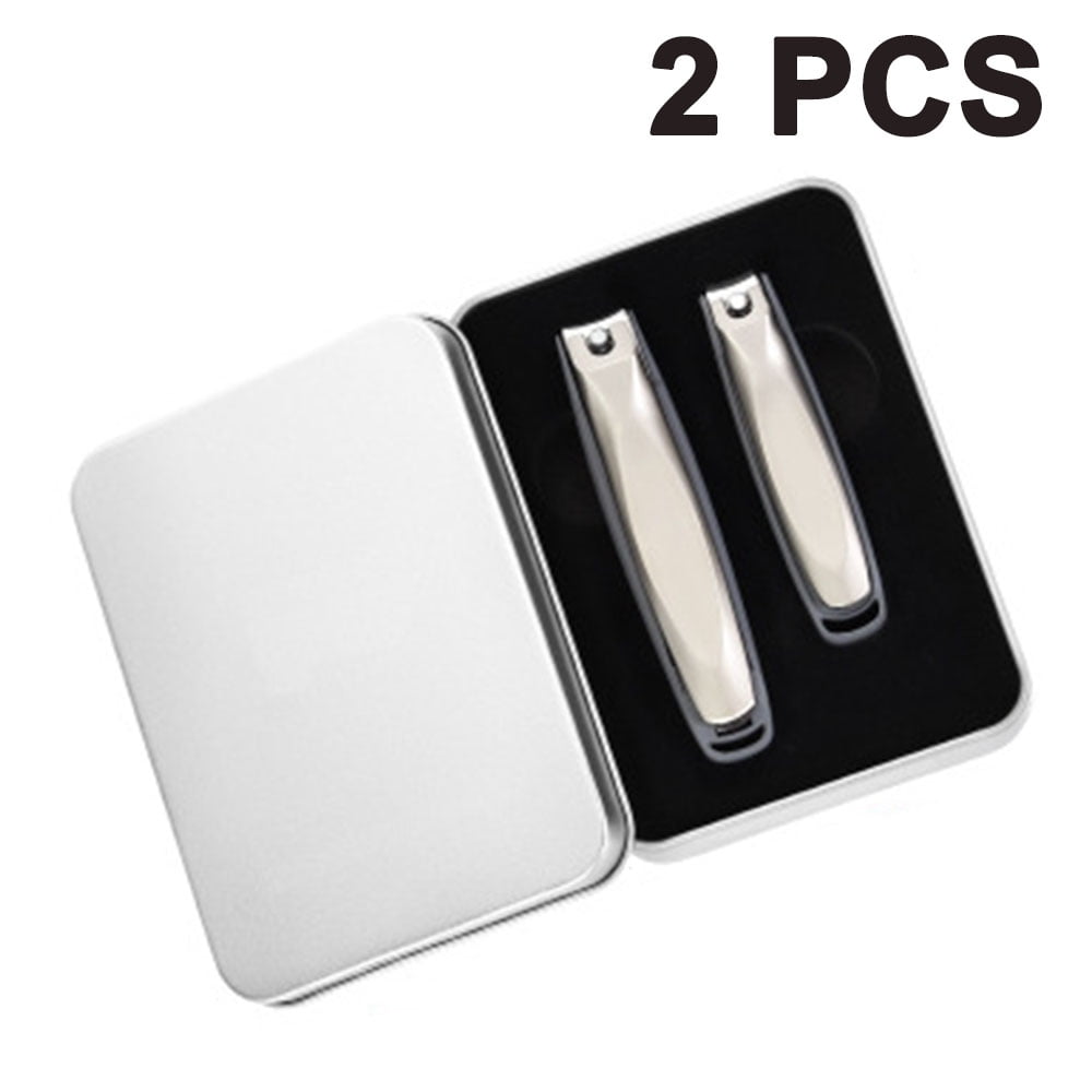 Nail Clippers for Men and Women with Catcher RazorSharp Heavy Duty SelfCollecting Nail