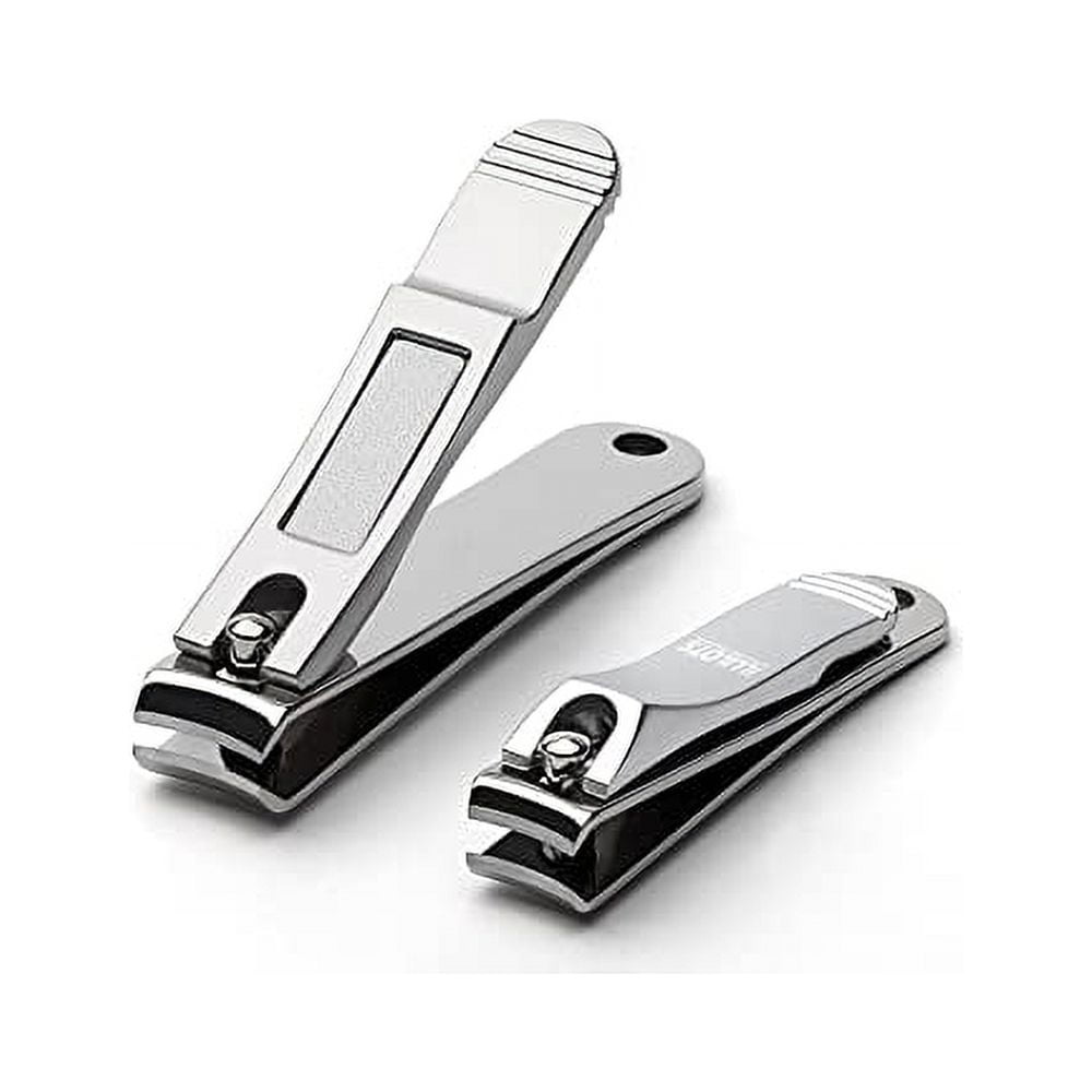 Nail Clippers Set Build-in Nail File, Durable Sharp Fingernail Clipper ...