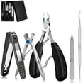 thumbnail image 1 of Nail Clippers Set, Toenail Clippers for Seniors Thick Toenails, Professional Stainless Steel Fingernail Clipper for Manicure Pedicure Tools, 1 of 8
