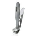 thumbnail image 1 of Nail Clippers for Thick Nails, 15mm Wide Jaw Opening Oversized Toenail Clippers Cutter with Sharp Curved Blade and Nail File, Heavy Duty Stainless Steel Fingernail Clippers for Seniors Elderly, 1 of 2
