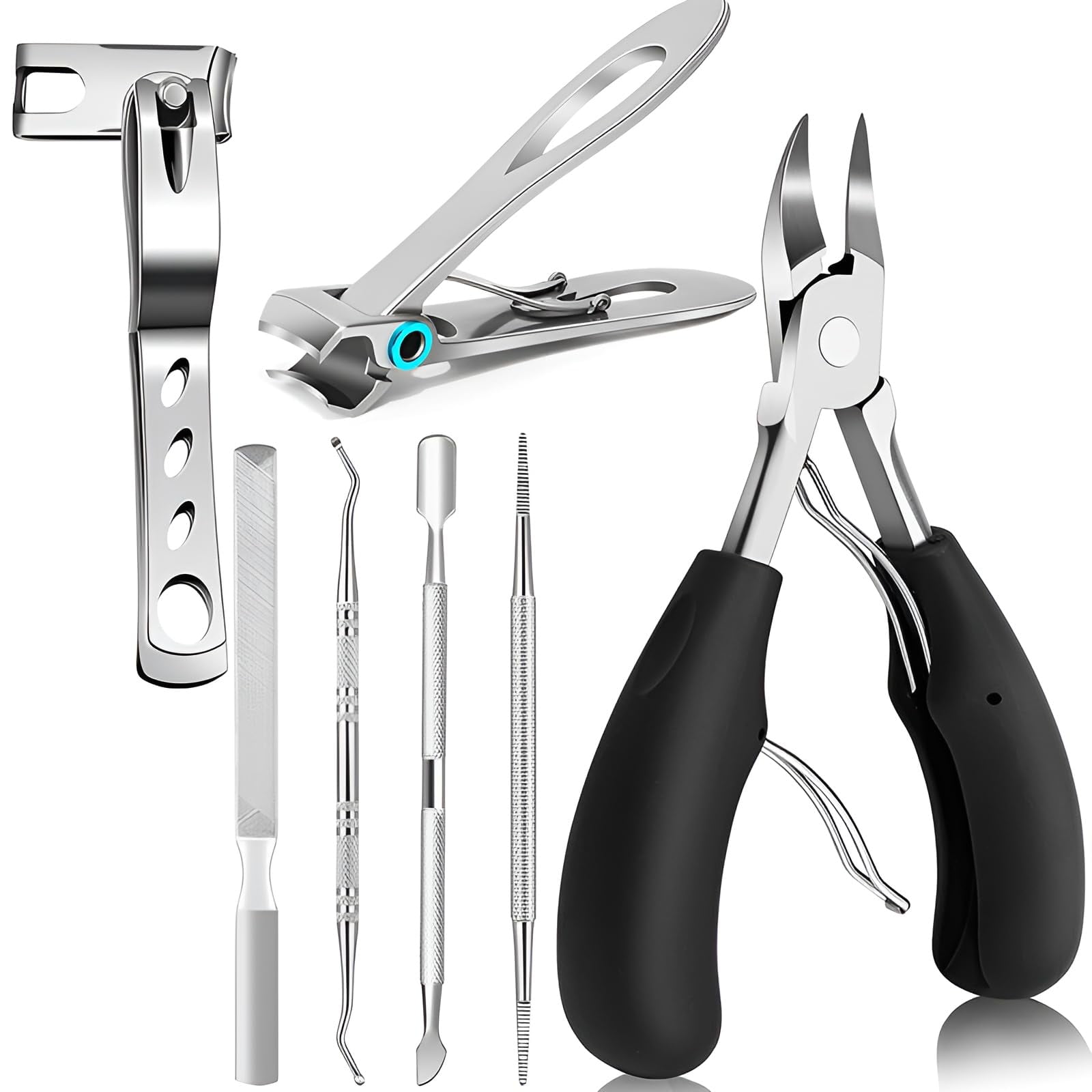 Nail Clippers,Toe Nail Clippers for Thick Toenails,Toenail Clippers ...