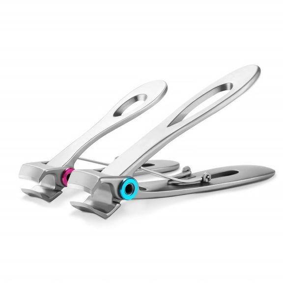 Nail Clippers,Ultra Wide Jaw Opening Toenail Clipper for Thick Nails Heavy Duty Stainless Steel Fingernail Clippers for Seniors