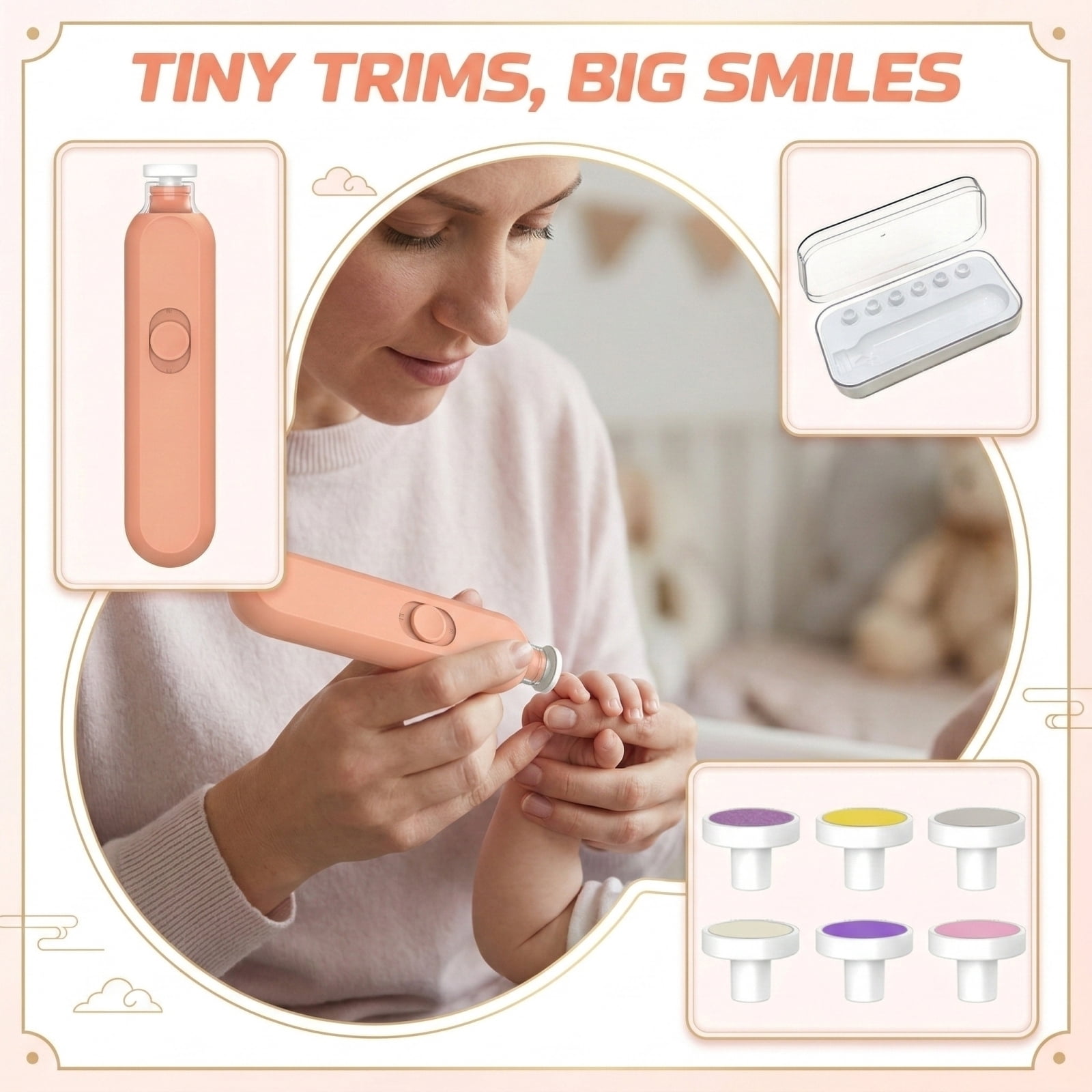 Nail Clippers for Adults Easy to Use, Electric Nail Polish Remover with ...