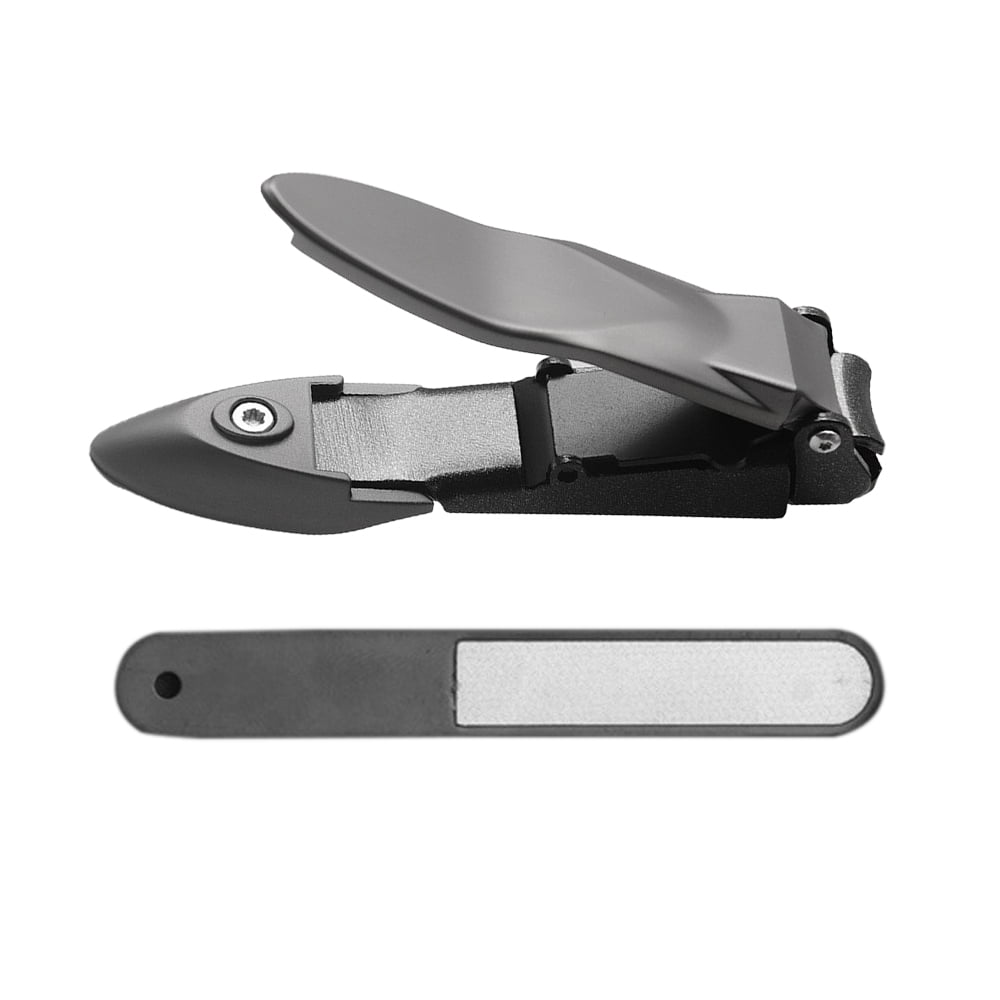 Nail Clippers for Men with Catcher RazorSharp Heavy Duty Self