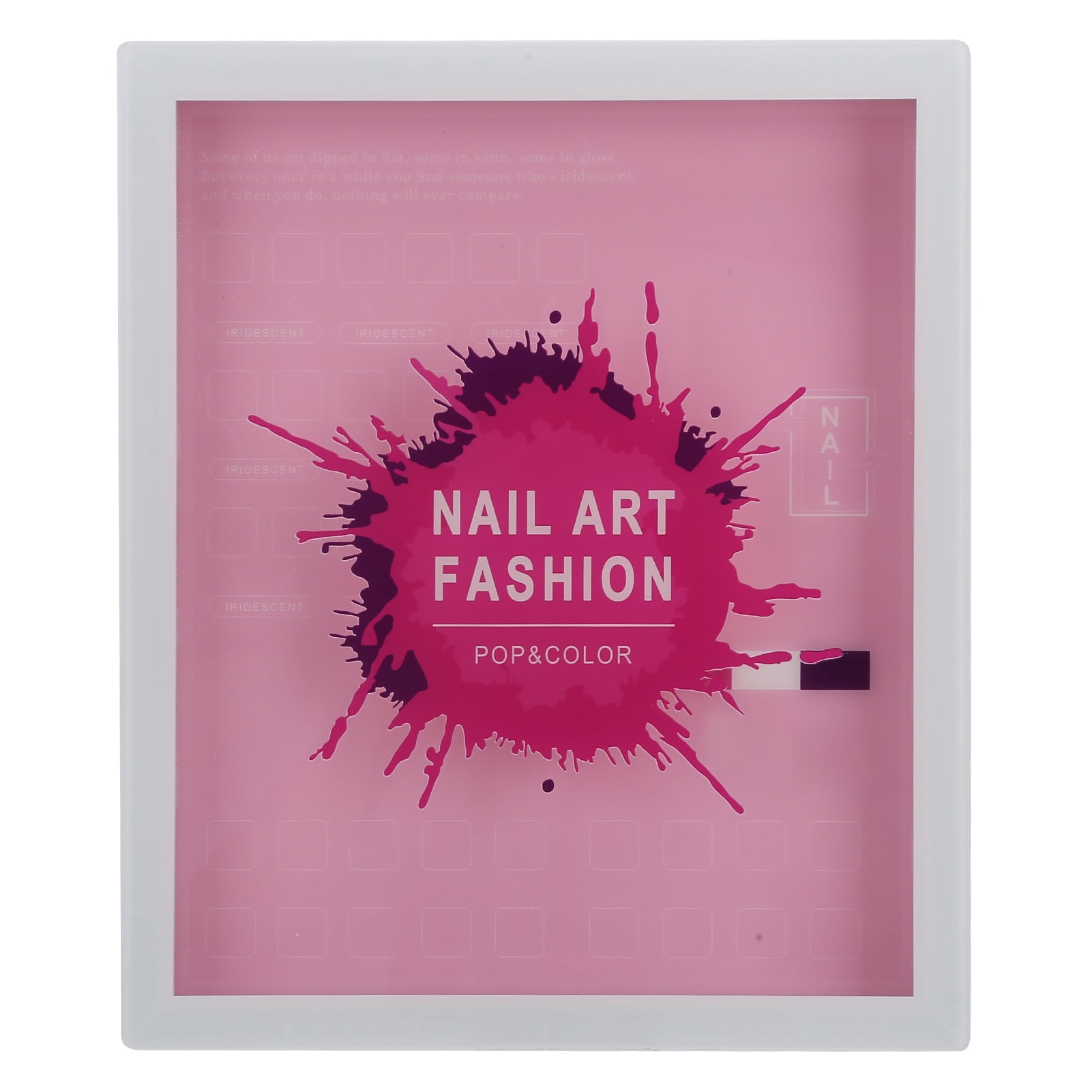 Nail Color Chart Display Book, Board 39 Colors Nail Display Chart For