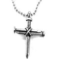 thumbnail image 1 of Nail Cross Necklace (aathree) On Ball Chain, 1 of 6