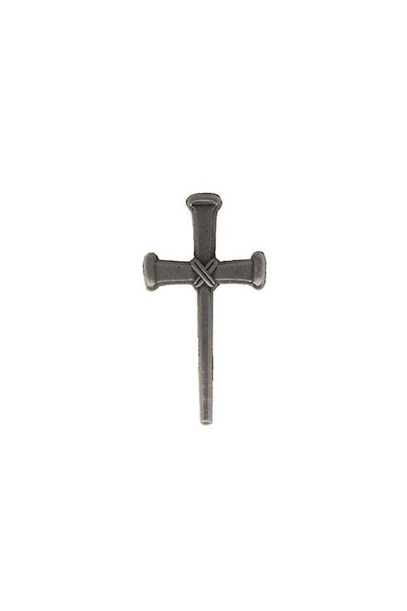 Nail Cross Pin Pewter, Easter Cross Pkg of 4