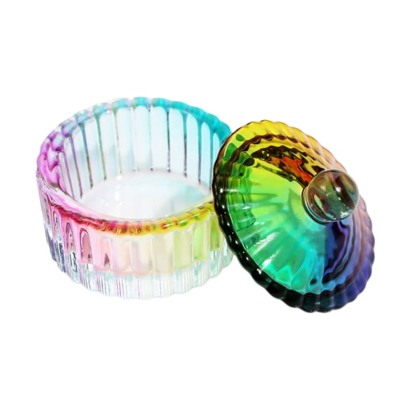 Nail Crystal Bowl Heart Shaped Nails Art Glass Dappen Dish Crystal Glass Dish