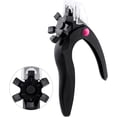 thumbnail image 1 of Nail Cutter Professional U-Shaped Nail Clipper， Nail Tip Trimmer False Tips Colorful Edge Cutters， Toenail Scissors Tools Manicure Tool (Color : Black), 1 of 5