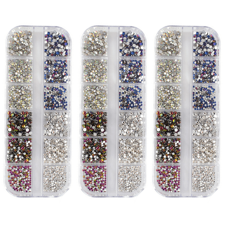 CHOOSE COLOR 1000 2mm Flatback Resin Rhinestones ss6 Faceted Round Bling  High Quality Embellishments DIY Deco Bling Kit Nail Art Jewels