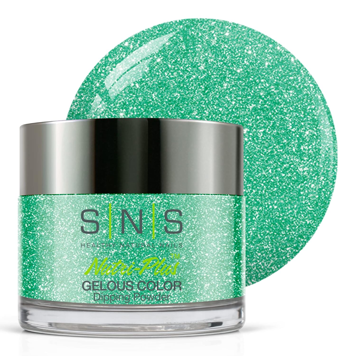 Nail Dip Powder, Gelous Color Dipping Powder Lingerie (Green, Shimmer