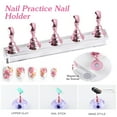 thumbnail image 1 of Nail Display Stand for Acrylic Practice Fingertip Holder Mannequin Training Manicure Tool, 1 of 1