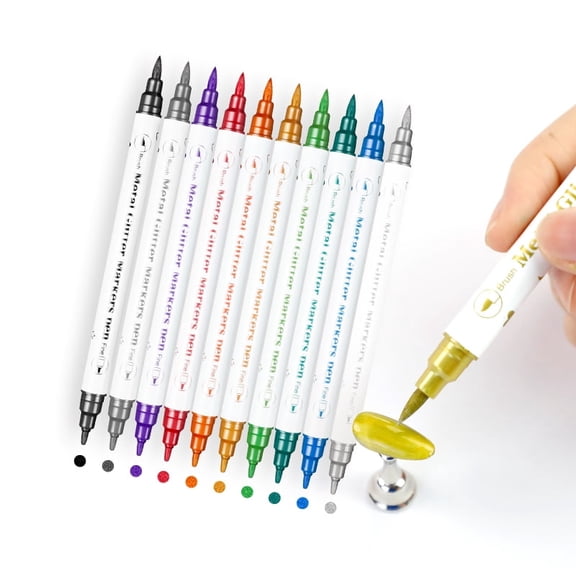 Nail Doodle Pen 10-Color Acrylic Paint Pen, Precision 3D Doodle Nail Art Pen, Nail Paint DIY Dot Stitching Pen, Nail Art Pen Set, Quick Drying,Valentine's Day Nail Supplies Gift Graduation Gifts