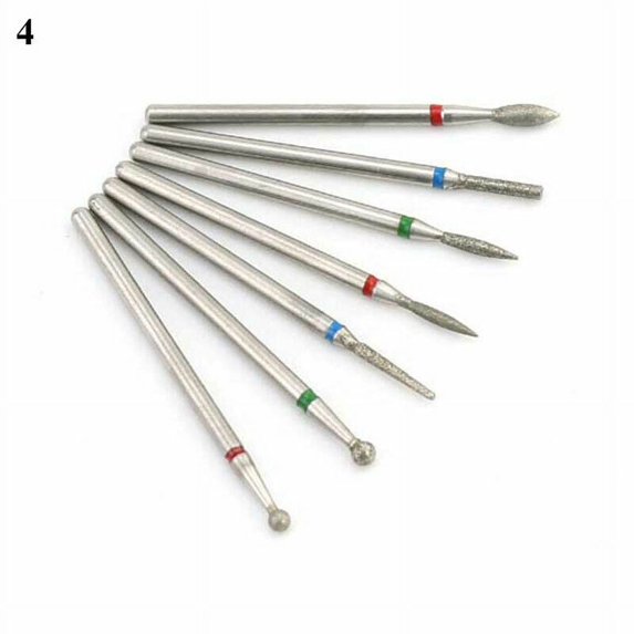 Nail Drill Bits Electric Manicure Machine Cutter Diamond File Gel Polish Kit Set