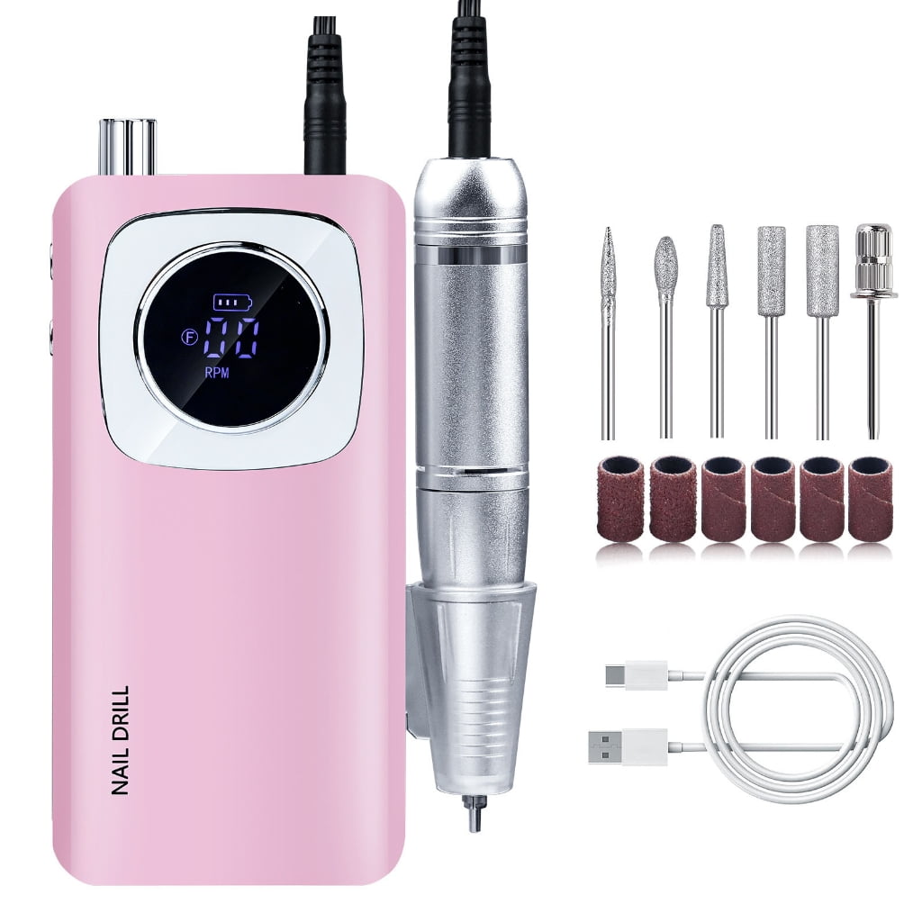 Nail Drill Electric Nail File Machine Nail Drill Machine for Acrylic Gels Nails