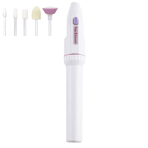 Nail Drill Kit,Electric Nail File with 5 Attachments,Electric Manicure Set with Adjustable Speed,Nail Dremel for Manicure and Pedicure