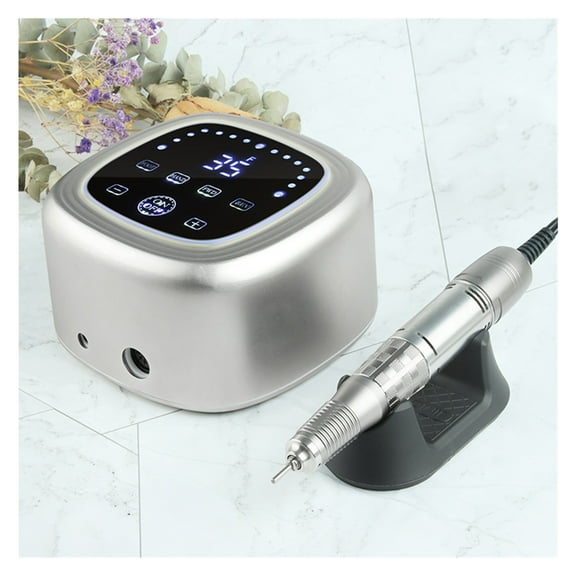 Nail Drill Machine, 35000 RPM Manicure Machine Milling Cutter Pedicure Electric Nail File, Professional Nail Art Tool ,Lightweight and Portable