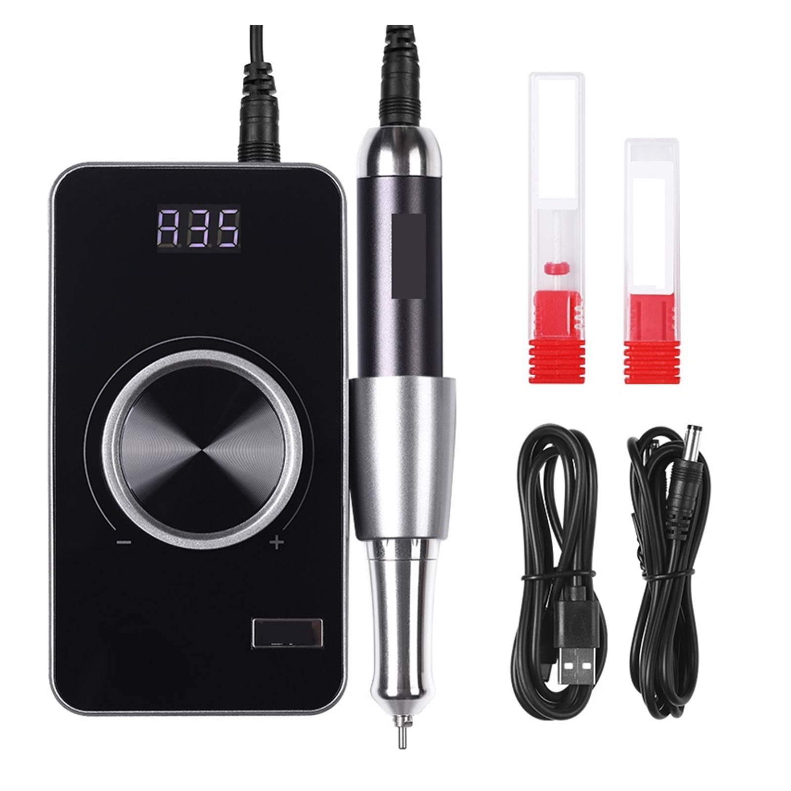Nail Drill Machine, 35000RPM Nail Drill Machine With Full LCD Display, Rechargeable Nail Drill Pen For Manicure Kit With Cutter Nails Tool