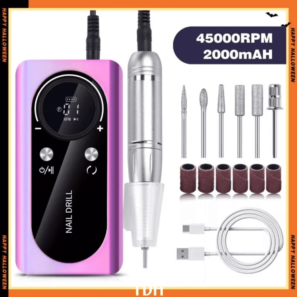 Nail Drill Machine/Electric Nail Drill Kit  Pink