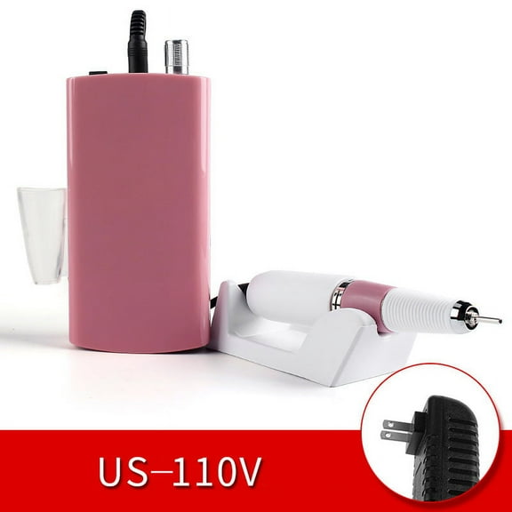 Nail Drill Machine Rechargeable Portable Electric E File Remove Acrylic Gel with Nail Bits