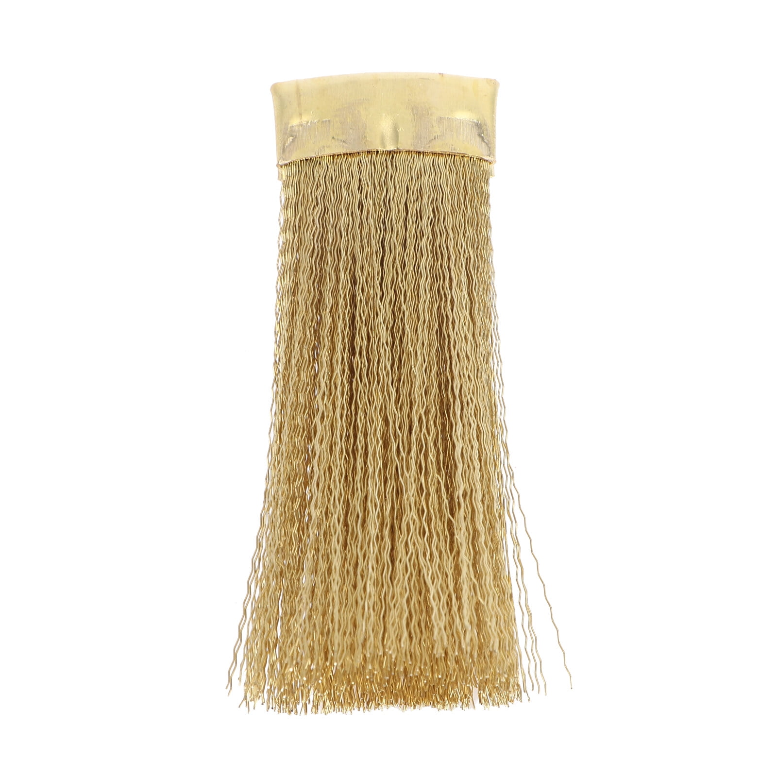 Nail Drills Bit Cleaning Brush Golden Color Portable Copper Wire