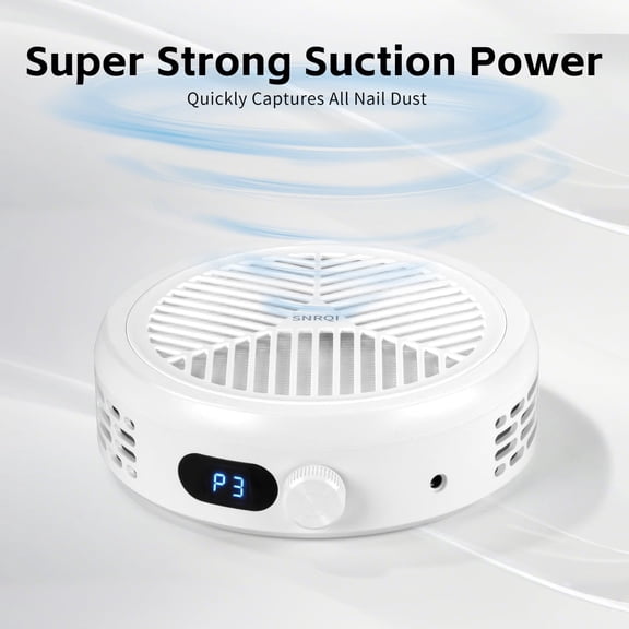 120W High Power Nail Dryer & Dust Collector, Quiet Operation, for Salon  Nail Fan