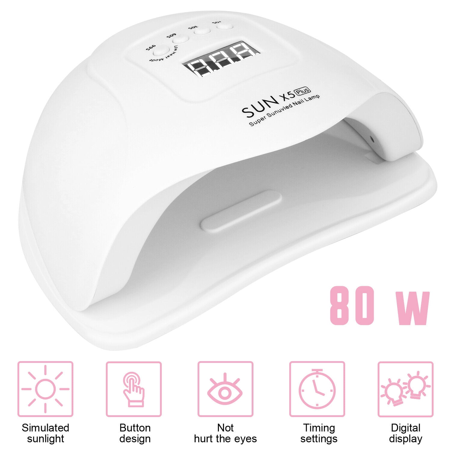 Nail Dryer LED Lamp UV Light Polish Gel Curing Machine Electric Manicure SUN X5