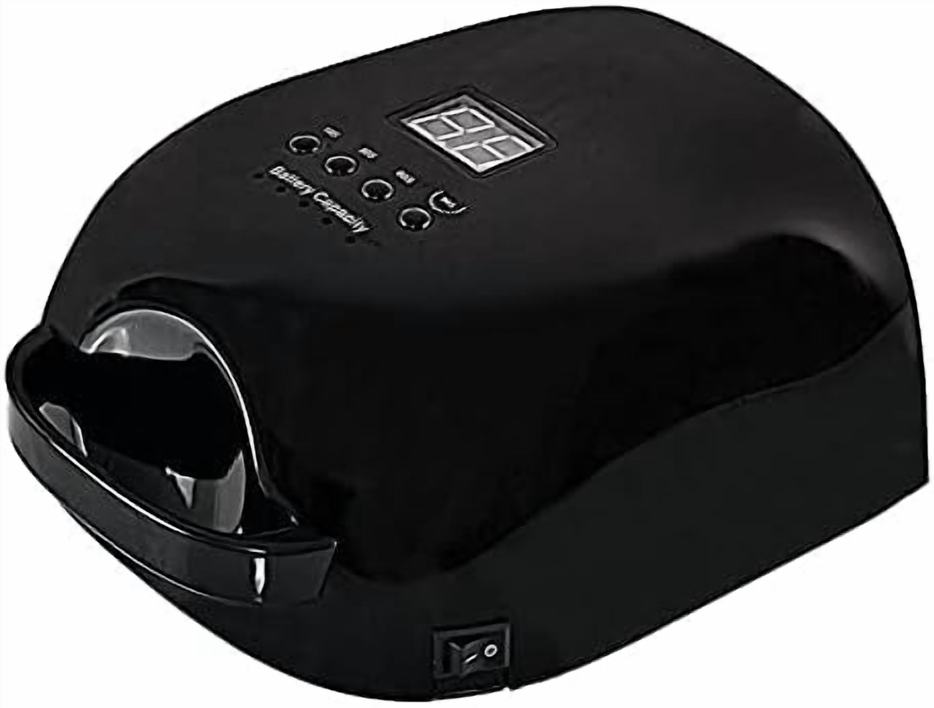 Nail Dryers Rechargeable Nail UV LED Lamp 86W Red Light Gel Polish Dryer Wireless LED Light for Nails Cordless Nail Lamp with Handle Nail lamp (Color : 86W 18000mAh Black Plugs Type : EU)