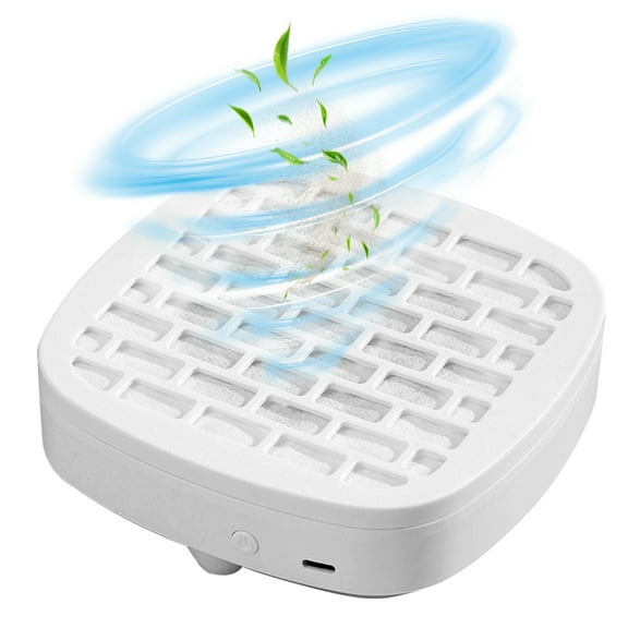 Compact Nail Dust Collector, 4000 RPM Powerful Suction Mini Quiet Nail Vacuum Fan with Filter Papers (10 Pcs), Salon & Home Use (White)