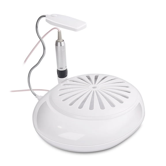 Nail Dust Vacuum, Nail Dust Collector Machine Manicure Set With Electric Nail Drill Machine Vacuum Cleaner Nail Accessories Tools Nail Files ,Powerful Suction