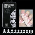 thumbnail image 1 of Nail Enhancement, French Nail Piece, False Nail Piece Crescent Shape Easy To Apply Artificial Nails, Short-Term Use, Adhesive Strips for Manicure, Durable and Lightweight Nail Art Accessory, 1 of 6