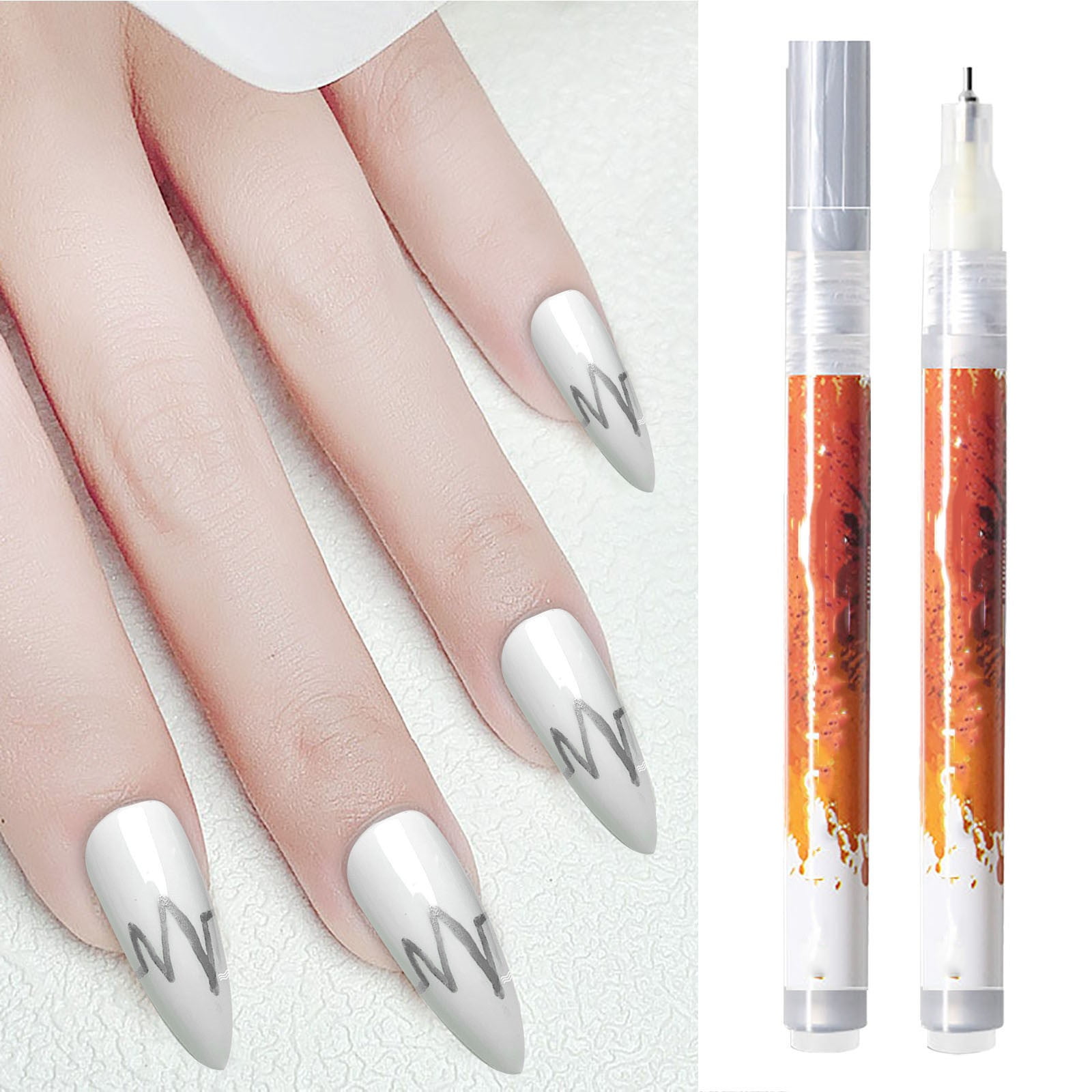 Nail Enhancement Tools 3D Paint Pen Nail Tracing Point Flower Pen Nail
