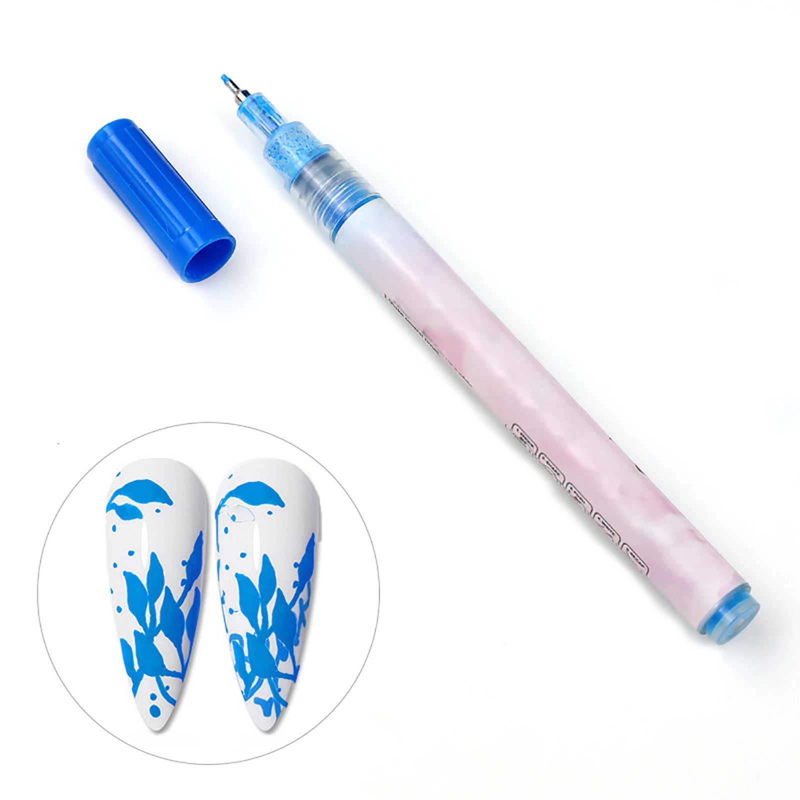 Nail Enhancement Tools 3D Paint Pen Nail Tracing Point Flower Pen Nail